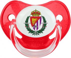 Suceto fisiológico de lentejuelas rojas del Real Valladolid