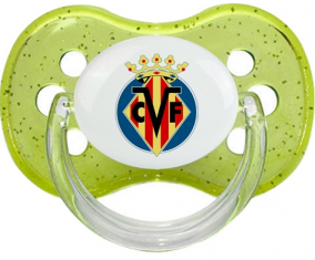 Villarreal Club de Fetbol chupa lentejuelas verdes cherry