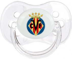 Villarreal Club de Fetbol chupa cereza clásica transparente