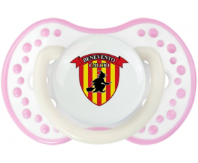 Benevento Calcio Sucette lovi dynamic fosforescente blanco-rosa