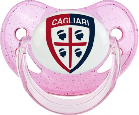 Cagliari Calcio Tétine Rosa De lentejuelas fisiológica