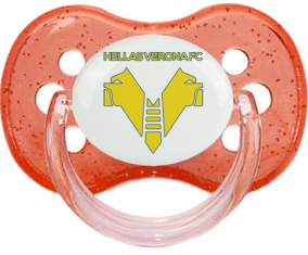 Hellas Verona Club de Fútbol chupa lentejuelas de cereza roja