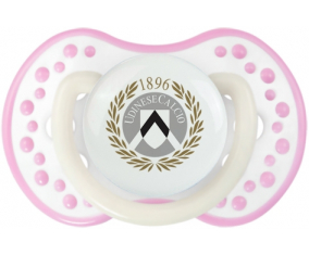 Udinese Calcio Sucette lovi dynamic fosforescente blanco-rosa