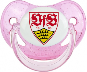 VfB Stuttgart Piruleta Fisiológica Rosa con lentejuelas