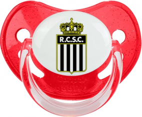 Real Charleroi Sporting Club Lentejuelas Tetina Fisiológica Roja