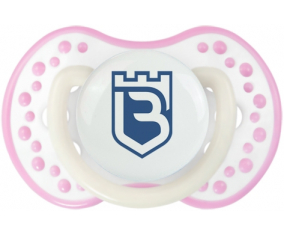 Belenenses SAD Sucette lovi dynamic Fosforescente Blanco-Rosa