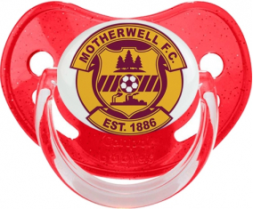 Motherwell Football Club Lentejuelas Tetina Fisiológica Roja