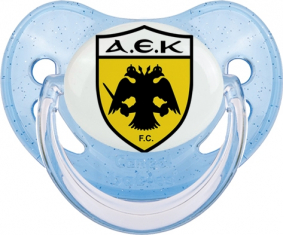 AEK Atenas FC Lentejuelas Azul Tetina Fisiológica