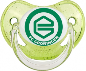Club de Fútbol Groningen Verde Lentejuelas Pirología Lollipop