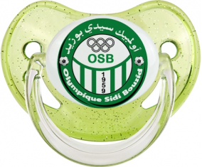 Estrella olímpica de Sidi Bouzid Green Physiological Lollipop con lentejuelas