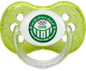 Estrella olímpica de Sidi Bouzid Tetine Green cereza con lentejuelas