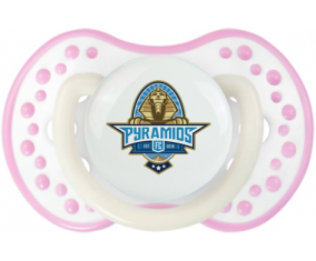 Pirámides FC Sucette lovi dynamic Fosforescente Blanco-Rosa