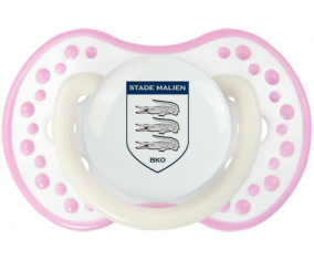 Stade Malien Sucette lovi dynamic fosforescente blanco-rosa