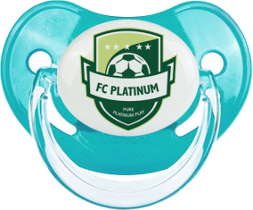 Football Club Platinum : Chupete fisiológico personnalisée