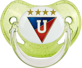 Liga Deportiva Universitaria de Quito Piruleta Fisiológica Verde con Lentejuelas