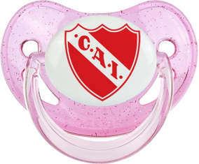 CA Independiente Tétine Rosa De lentejuelas fisiológica