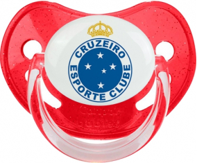 Cruzeiro Esporte Clube Lentejuelas Rojas Tetina Fisiológica
