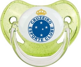 Cruzeiro Esporte Clube Lentejuelas Verdes Tetina Fisiológica