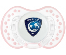 Al-Hilal Football Club Arabia Saudí Tetine lovi dynamic clásico retro-blanco-rosa-tierno