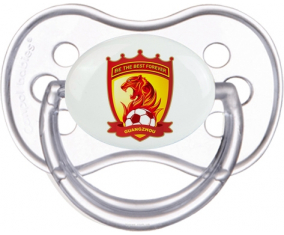 Guangzhou Evergrande Taobao Club de Fútbol China Anatómico Tetine Transparent Classic