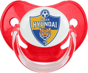 Ulsan Hyundai Football Club Corea del Sur Lentejuelas Tetina Fisiológica Roja