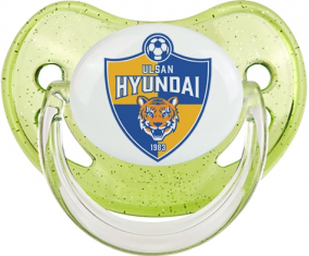 Ulsan Hyundai Football Club Corea del Sur Lentejuelas Verde Tetina Fisiológica
