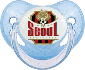 Club de Fútbol Seúl Corea del Sur Lentejuelas Azul Tetina Fisiológica