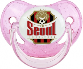 Club de Fútbol Seúl Corea del Sur Fisiológica Tetine Glitter Rose