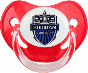 Buriram United Football Club Tailandia Lentejuelas Tetina Fisiológica Roja