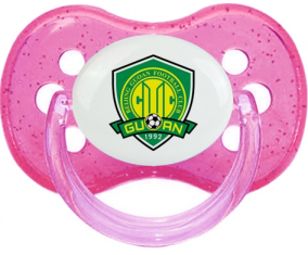 Beijing Sinobo Guoan Club de Fútbol China Cherry Lollipop Rosa lentejuelas