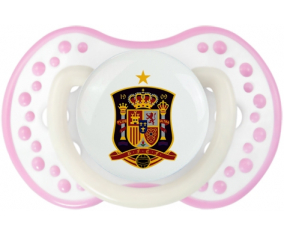 La selección española de fútbol Sucette lovi dynamic fosforescente blanco-rosa