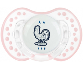 France Selección Nacional de Fútbol Tetine lovi dynamic clásico retro-blanco-rosa-tierno