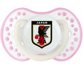 La selección japonesa de fútbol Sucette lovi dynamic fosforescente de color blanco-rosa