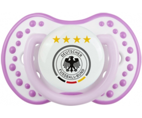 La selección alemana de fútbol Sucette lovi dynamic clásico blanc-mauve