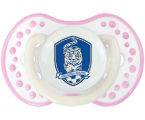 La selección de fútbol de Corea del Sur Sucette lovi dynamic fosforescente de color blanco-rosa