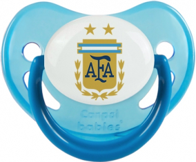 La selección argentina de fútbol sucette fisiológica fosforescente azul
