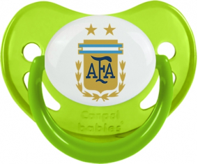 Selección argentina de fútbol sucette fisiológica Fosforescente Verde