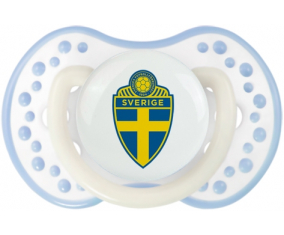 La selección suecia de fútbol Sucette lovi dynamic Blanc-cyan Classic