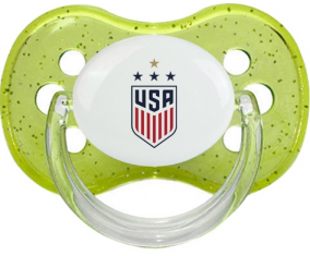 Selección de fútbol de EE.UU. Sucete Cherry Green con lentejuelas