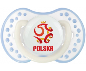La selección polaca de fútbol Sucette lovi dynamic Blanc-cyan Classic