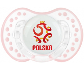 La selección polaca de fútbol Lollipop lovi dynamic clásico retro-blanco-rosa-tierno