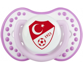 La selección turca de fútbol Sucette lovi dynamic clásico blanc-mauve