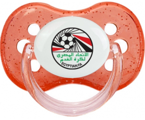 Selección de fútbol de Egipto Sucete Cherry Red con lentejuelas