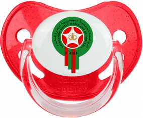 La selección marroquí de fútbol Red Physiological Lollipop con lentejuelas