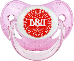 Selección de fútbol de Dinamarca Physiological Tetine Glitter Rose