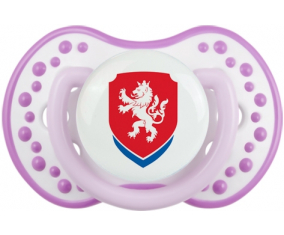 La selección checa de fútbol Sucette lovi dynamic clásico blanc-mauve