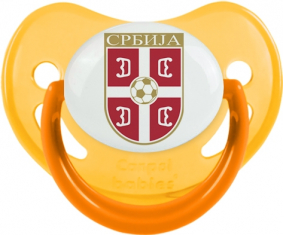 Selección serbia de fútbol sucete fisiológico fosforescente amarillo
