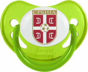La selección serbia de fútbol sucete fisiológica verde fosforescente