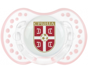 La selección serbia de fútbol Tetine lovi dynamic clásico retro-blanco-rosa-tierno