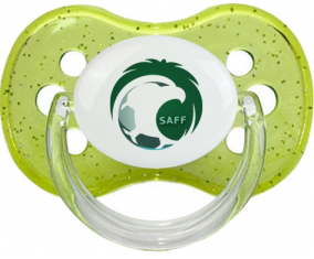 Selección de fútbol de Arabia Saudí Tetine Cherry Green con lentejuelas